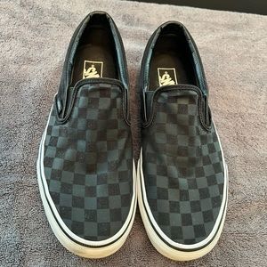 Vans Slip ons 9.5 Mens, 11 Women’s worn